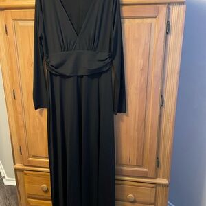 Anrabess Elegant Black Maxi Dress